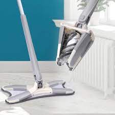 360 Degree X-Type Self Wringing Floor Cleaning Flat Mop (Original)